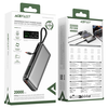 Acefast Power Bank (M22-20000) - Kábellel, Type-C, 20000mAh, 74Wh, PD130W, Kétirányú Gyors Töltés, LED Kijelző - Fekete - 3. kép