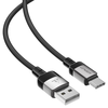 USB Type-C ACEFAST Data Cable (C9-04) Gyors Töltés, 3A, Fonott Nylon, 25.000 Hajlítás, 1.2m - Fekete - 1. kép