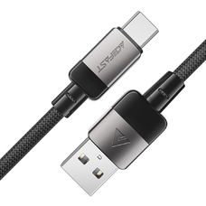 USB Type-C ACEFAST Data Cable (C9-04) Gyors Töltés, 3A, Fonott Nylon, 25.000 Hajlítás, 1.2m - Fekete