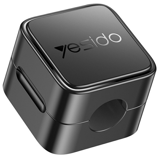 Yesido - (4 darabos) Kábelrendező (C216BL) - Mágneses csipeszek, Erős ragasztó, Mini kialakítás - Fekete