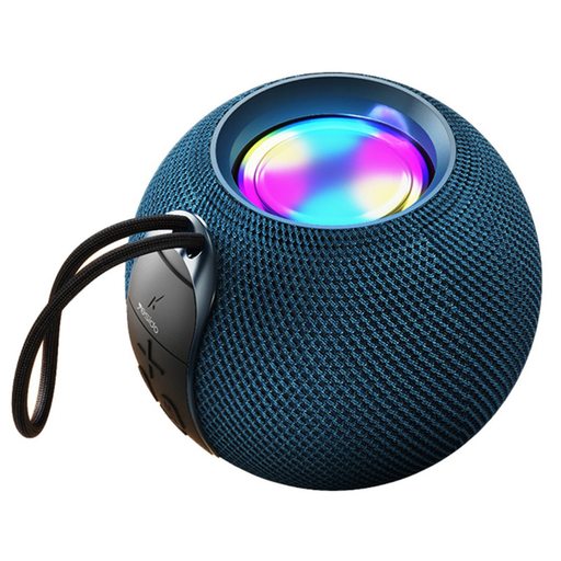 Yesido - Vezeték nélküli hangszóró (YSW13) - Bluetooth 5.1, RGB világítás, hordozható, surround hangzás, TF, USB, DC5V, 1200mAh, 5W - Kék