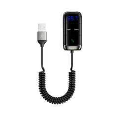 Yesido FM Modulator Bluetooth autós vevő (YAU32) - LED kijelző, TF kártya - Fekete