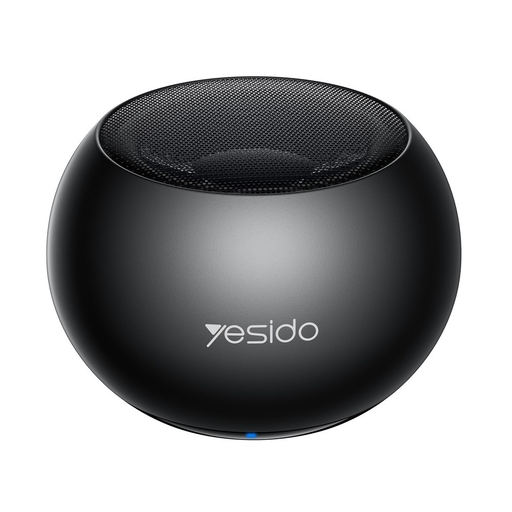 Yesido - Mini Vezeték nélküli Hangszóró (YSW33) - Alumínium Ötvözet, 3W, Bluetooth 5.0, 300mAh - Fekete