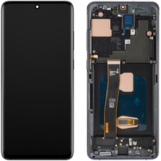LCD kijelző modul MP Samsung Galaxy S20 Ultra G988, OLED verzió, utángyártott, fekete
