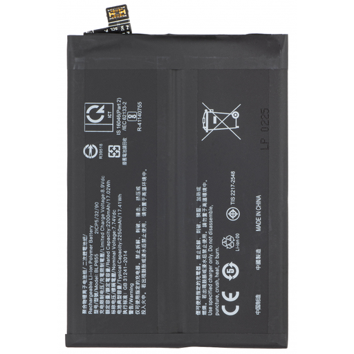 BLP855 akkumulátor Oppo Reno8 / Find X5 Lite / Reno7 5G készülékekhez, utángyártott