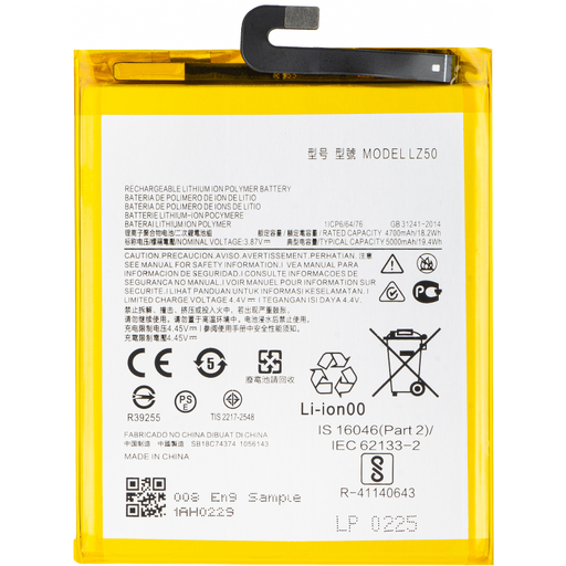 Akku LZ50 Motorola Moto G 5G Plus-hoz, Utángyártott