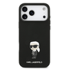  iPhone 17 Pro Max Karl Lagerfeld Liquid Silicone Metal Ikonik tok - 1. kép