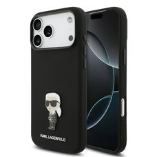  iPhone 17 Pro Max Karl Lagerfeld Liquid Silicone Metal Ikonik tok