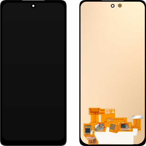 LCD Kijelző Modul MP Samsung Galaxy A52 5G A526 / A52 A525 / A52s 5G A528, OLED Verzió, keret nélkül, utángyártott, fekete