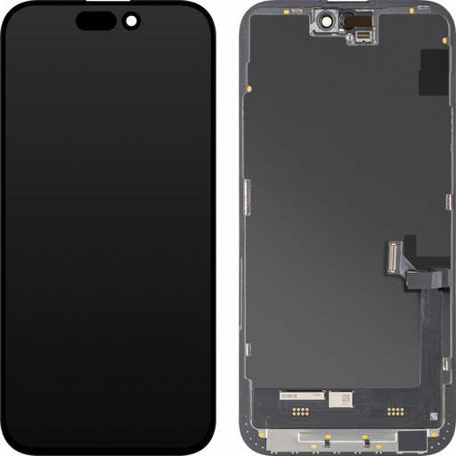 LCD Kijelző Modul MP az Apple iPhone 15 Plus-hoz, Soft OLED FHD Diagnosztikai Verzió, Aftermarket, Fekete