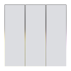 ZigBee Érintéses Fénykapcsoló Avatto TS60-EU-W2 Single TUYA (fehér)