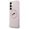 Samsung Galaxy S25 FE Karl Lagerfeld szilikon Karl&Choupette fejek MagSafe tok rózsaszín - 0. kép