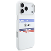 iPhone 17 Pro Max BMW M Szilikon Vízszintes Csík MagSafe tok Fehér - 2. kép