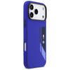 iPhone 17 Pro Max BMW M Szilikon Függőleges Logó MagSafe tok Sötétkék tok - 2. kép