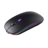 Wireless Mouse (M1) Techsuit - Játékhoz, LED RGB, Csendes, Bluetooth 5.2, 2.4G, 1600 DPI USB-C Töltőkábellel - Fekete. - 1. kép