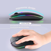Wireless Mouse (M1) Techsuit - Játékhoz, LED RGB, Csendes, Bluetooth 5.2, 2.4G, 1600 DPI USB-C Töltőkábellel - Fekete. - 4. kép