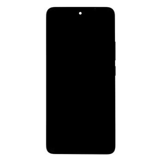 LCD kijelző + érintő egység + előlapi borítás Xiaomi Redmi Note 14 5G készülékhez fekete