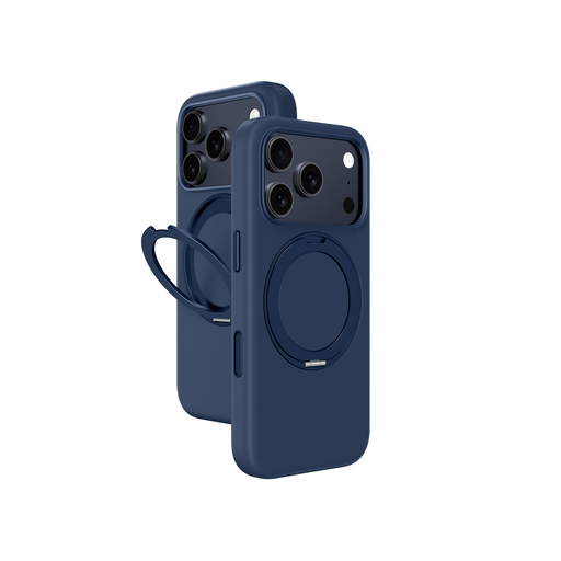 AmazingThing Cloudie iPhone 17 Pro Max tok állvánnyal - Kék tok