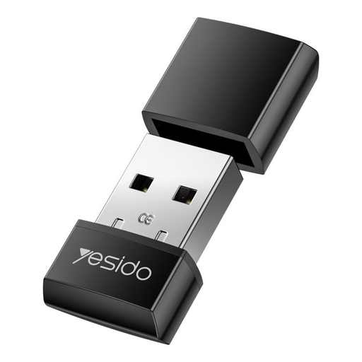 Yesido Wi-Fi Adapter (WP10) Beépített Antennával, USB-A, 150Mbps, WiFi4 2.4G, Plug and Play - Fekete