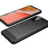 Samsung Galaxy A72 4G / A72 5G Techsuit - Carbon Silicone - Fekete tok - 0. kép