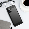 Samsung Galaxy A72 4G / A72 5G Techsuit - Carbon Silicone - Fekete tok - 4. kép