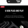 XO Bluetooth FM transmitter és autós töltő fekete - 0. kép
