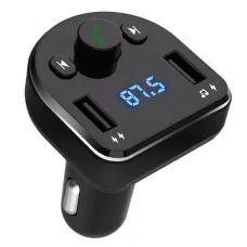 XO Bluetooth FM transmitter és autós töltő fekete