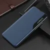 Eco Leather View Case intelligens fliptok Samsung A72  kék - 0. kép