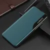 Eco Leather View Case intelligens fliptok Samsung A72 zöld - 0. kép