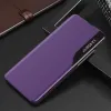 Eco Leather View Case intelligens fliptok Samsung A72 lila - 1. kép