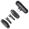  Acefast Wireless Lavalier Microphones (R1) - Type-C, 360° Felvételi Tartomány, Zajcsökkentés, 750mAh, Ultra-alacsony Késleltetés - Fekete - 3. kép