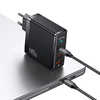 USAMS Töltő 2xUSB-C+1xUSB T52PD140W PD Gyors töltés US-CC168 + U82 USB-C/USB-C US-SJ581 kábel - 1. kép