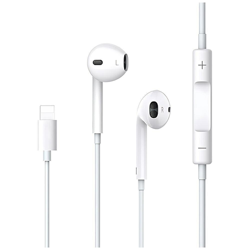 iPhone 7/8/X/XS/XS Max/XR USAMS Stereo Headphones EP-24 Lightning fehér