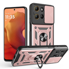 Motorola Moto G15 / G15 Power Rose Gold Techsuit - CamShield Series tok
