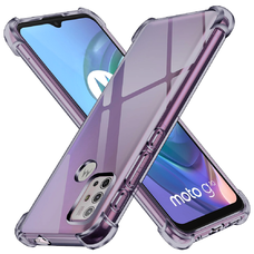 Motorola Moto G10 / Moto G20 / Moto G30 Smoke Black Techsuit Shockproof átlátszó szilikon tok