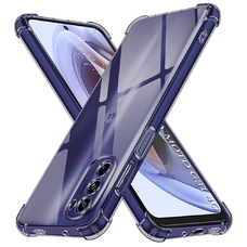 Motorola Moto G31 / Moto G41 Techsuit - Shockproof Clear Silicone - Smoke Black tok