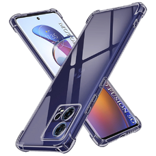 Motorola Edge 30 Fusion Techsuit Shockproof Clear Silicone - Smoke Black tok