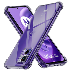 Motorola Edge 30 Neo Techsuit - Shockproof Clear Silicone - Smoke Black tok