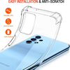 Samsung Galaxy A32 4G Techsuit - Shockproof Clear Silicone - Átlátszó tok - 3. kép