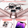 iPhone 14 Pro Max Techsuit Luxury Crystal MagSafe - Pink tok - 2. kép