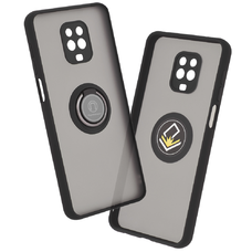 Xiaomi Redmi Note 9S / Note 9 Pro / Note 9 Pro Max Techsuit Glinth Fekete tok