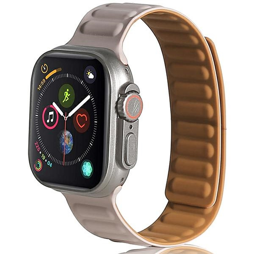 Apple Watch Beline Mágneses szíj 42/44/45/49mm szürke/keki