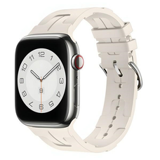 Apple Watch Beline Szilikon Ultra Szíj 42/44/45/49mm Bézs/Csillagfény Doboz