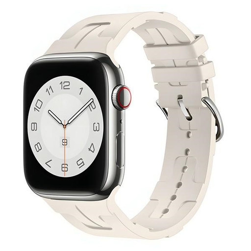 Apple Watch Beline Szilikon Ultra Szíj 42/44/45/49mm Bézs/Csillagfény Doboz