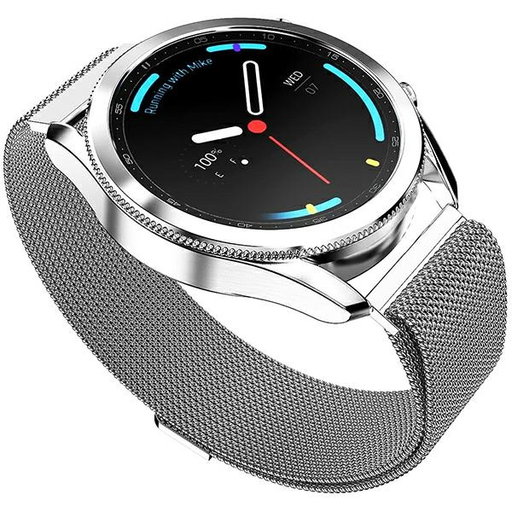 Apple Watch 42/44/45 mm Mercury Mesh szíj ezüst