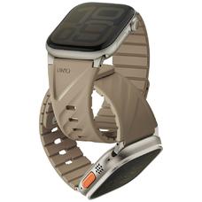 Apple Watch 40/41/42/44/45/46/49mm UNIQ Fluo Mágneses szíj bézs