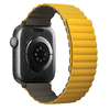 Apple Watch 1/2/3/4/5/6/7/8/9/SE/SE2/SE3/Ultra/Ultra 2/Ultra 3 42/44/45/49mm UNIQ Revix kétoldalas mágneses szíj mustár - 1. kép