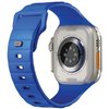 Apple Watch Series 1/2/3/4/5/6/7/8/9/SE1/2/3/Ultra1/2/3 42/44/45/49 mm UNIQ Strap Stride  FKM Gumi Kék - 0. kép