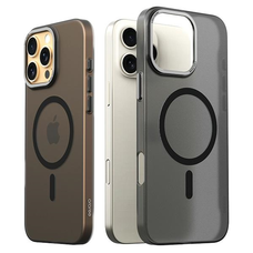 iPhone 16 Pro Max Araree Aero Frame tok, áttetsző-fekete