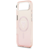 iPhone 17 Air Guess IML Gradient Triangle Logo MagSafe rózsaszín tok - 4. kép